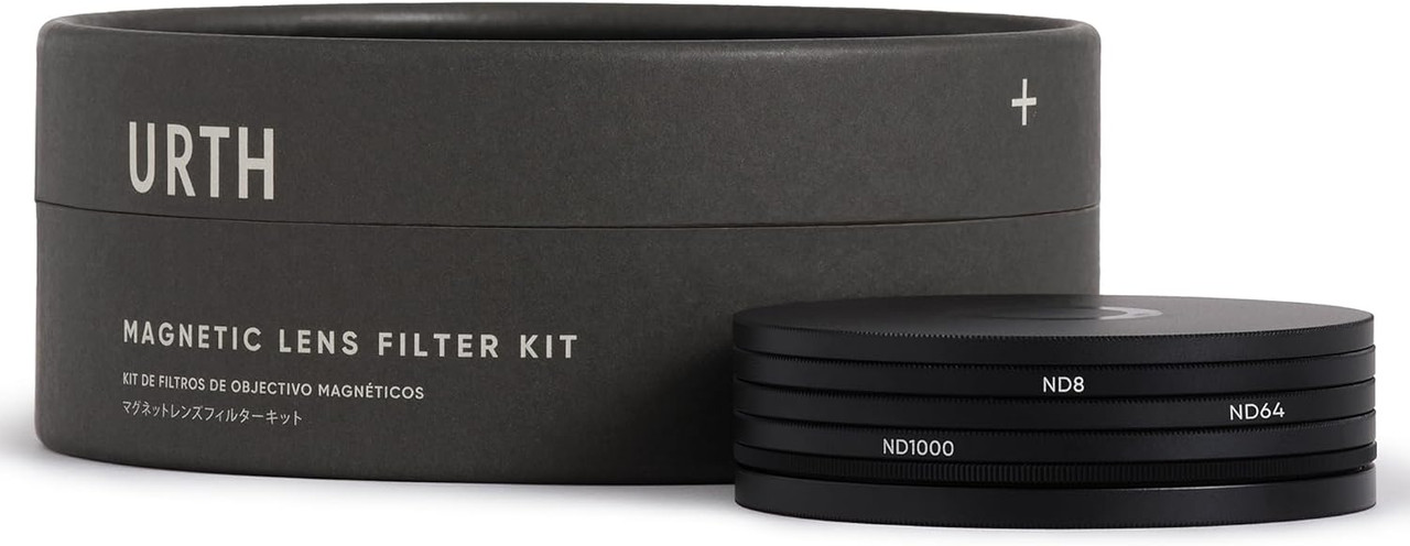 Urth 58mm Magnetic ND8, ND64, ND1000 Lens Filter Kit (Plus+) - Ace