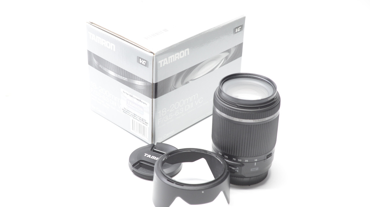 Tamron - 18-200mm f/3.5-6.3 Di VC II Lens for Canon EFS