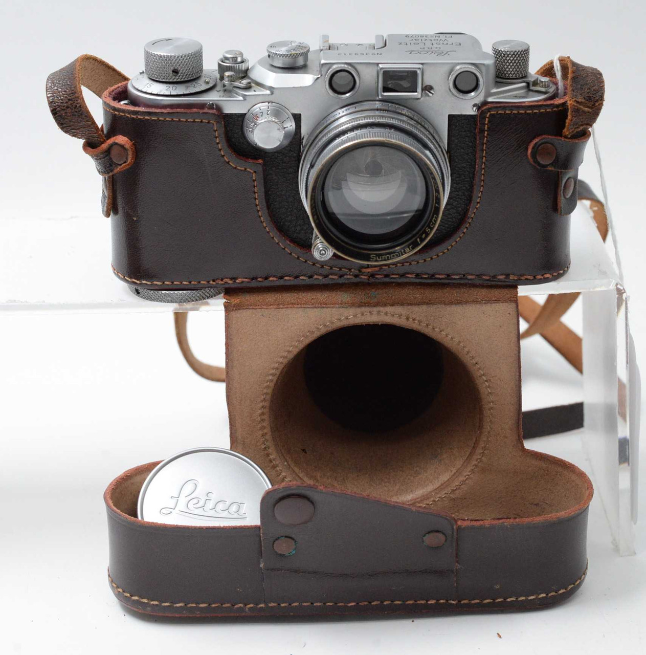 Pre-Owned - Leica IIIC Luftwaffen-Eigentum 1941, w/ Leica Lu