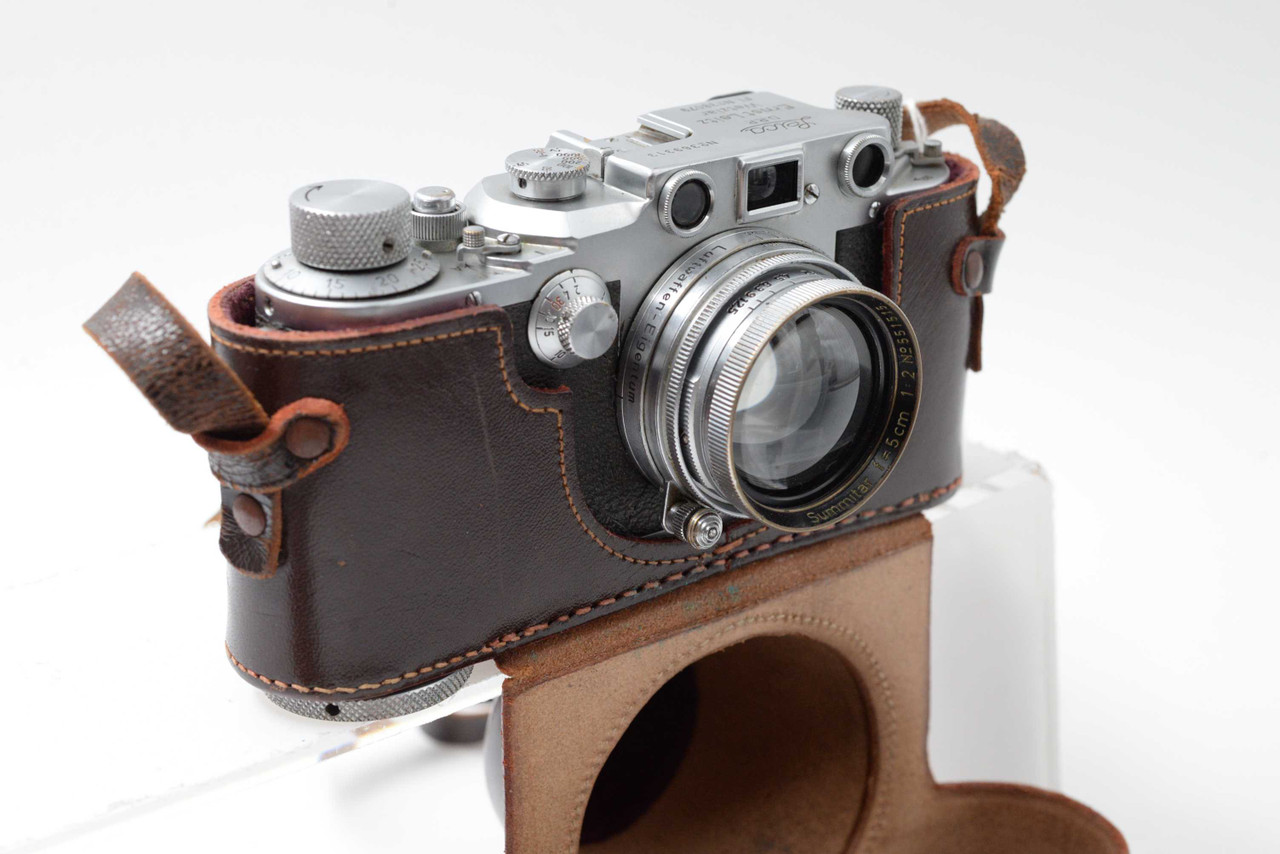 Pre-Owned - Leica IIIC Luftwaffen-Eigentum 1941, w/ Leica Lu