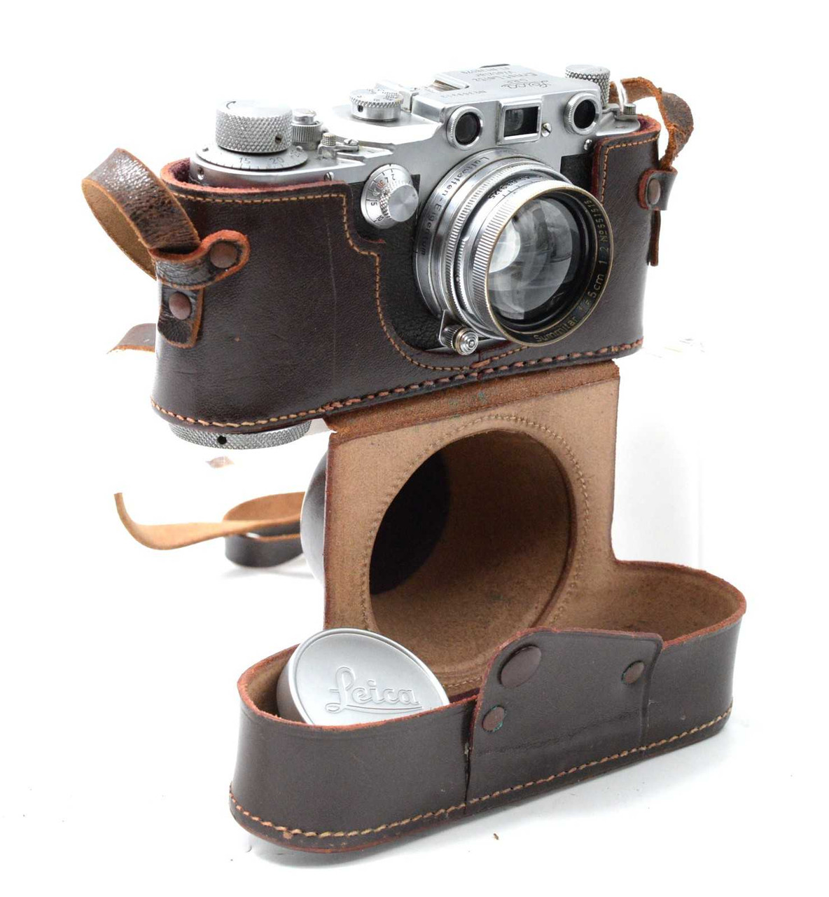 Pre-Owned - Leica IIIC Luftwaffen-Eigentum 1941, w/ Leica Lu