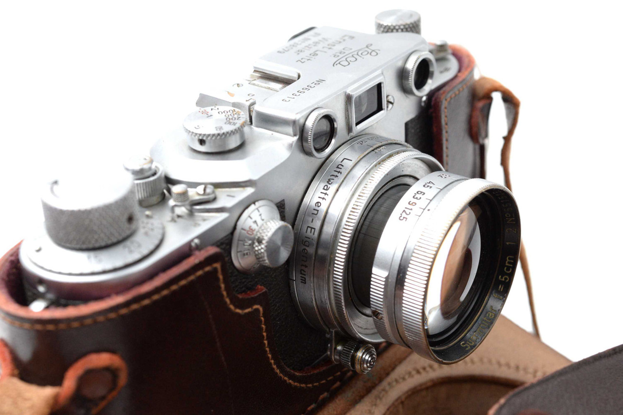 Pre-Owned - Leica IIIC Luftwaffen-Eigentum 1941, w/ Leica Lu