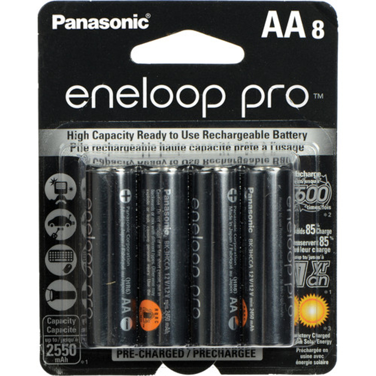 Panasonic eneloop AA Rechargeable Ni-MH Batteries BK-3MCCA4BA