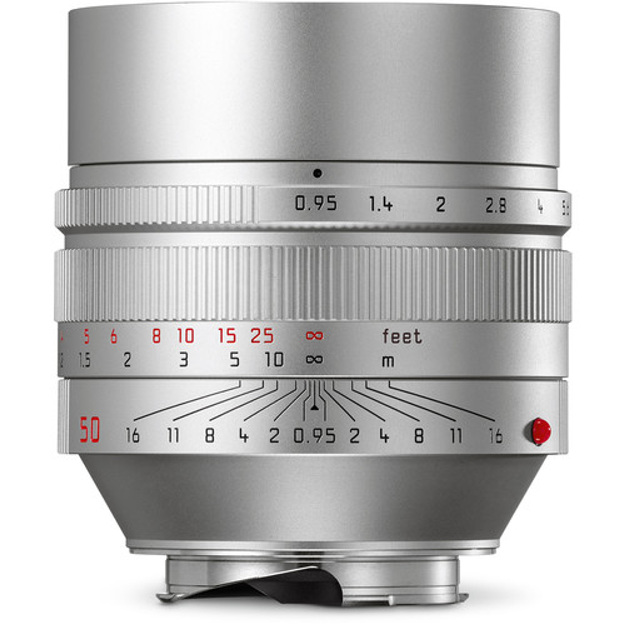 Leica Noctilux-M 50mm f/0.95 ASPH. Lens (Silver) at Acephoto.net