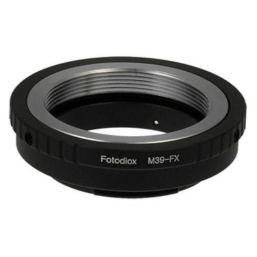 Fotodiox Lens Mount Adapter - M39/L39 Screw Mount SLR Lens to Fujifilm Fuji X-Series Mirrorless Camera Body