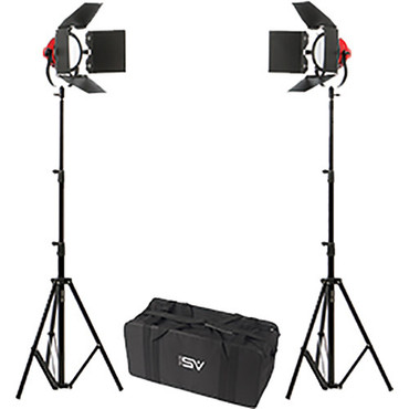 Smith-Victor LadyBug LED 2-Light Kit with Case