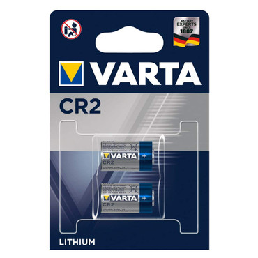 Varta VCR2X2 Photo Lithium 3V Battery for Cameras 2-Pack (Blue Silver)