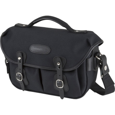 Billingham Hadley Small Pro Shoulder Bag (Black FibreNyte & Black Leather)