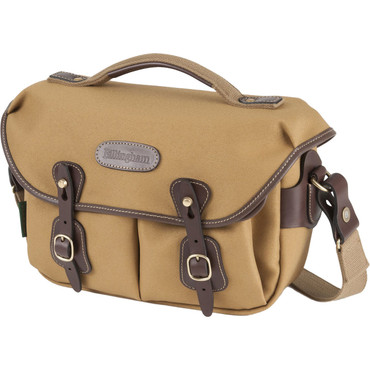 Billingham Hadley Small Pro Shoulder Bag (Khaki FibreNyte & Chocolate Leather)