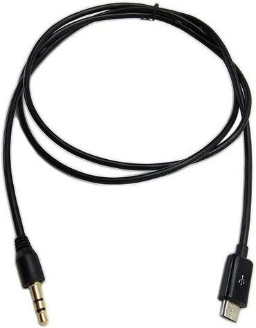 Micro-USB to 1/8 Stereo 3.5mm Audio Car AUX Cable for Samsung