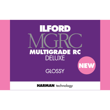 Ilford MULTIGRADE RC Deluxe Paper (Glossy, 8 x 10", 50 Sheets)