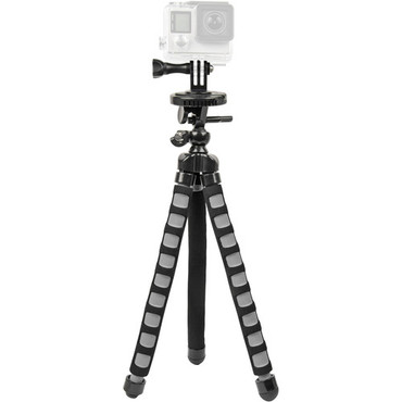 Bower Xtreme Action Series Flex Tripod for GoPro (Black/Gray)