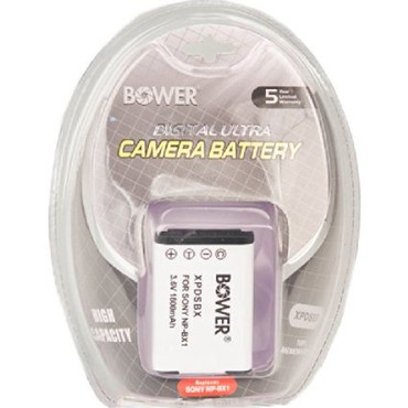 Bower NP-BX1 1600MAH Extra Battery Pack for Select Sony Cameras and Camcorders