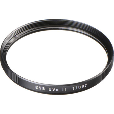 Leica - Filter E55 UVa II Filter (Black)