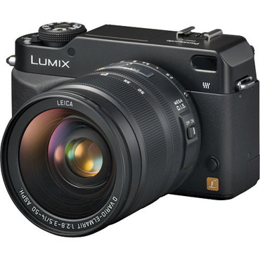 Panasonic Lumix DMC-L1 SLR Digital Camera (Black) with Leica 14-50mm D Vario-Elmarit Lens