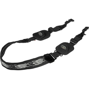 N17 Anti-Slip Camera Strap (Silver Flames)