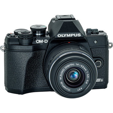 Olympus OM-D E-M10 Mark IIIs Mirrorless Digital Camera with 14-42mm II R Lens (Black)