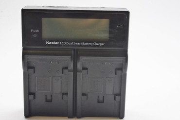 Pre-Owned - Kastar LCD Dual Smart Battery Charger for Canon BP808, BP827, BP828