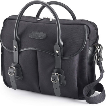 Billingham Thomas Briefcase & Laptop Bag (Black FibreNyte/Black Leather)