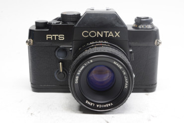 Pre-owned Contax RTS II Quartz w/Yshica ML 50mm F/1.9 & Contac 
