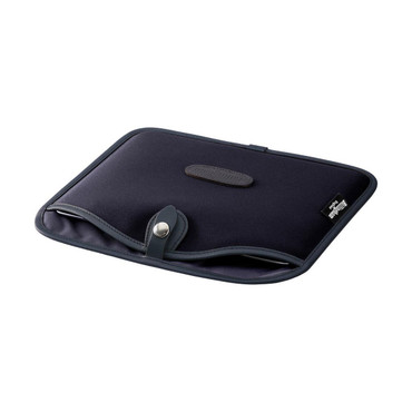 Billingham Thomas Slip Case Black Fibernyte with Black Leather Trim