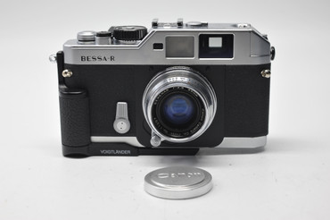Pre-Owned Bessa-R silver with Canon 35mm f2.8 SERENAR lens film camera rangefinder screw mount m39