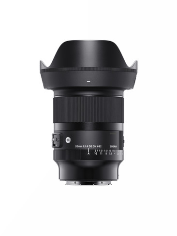 Sigma 20mm f/1.4 DG DN Art Lens for Sony E upright view