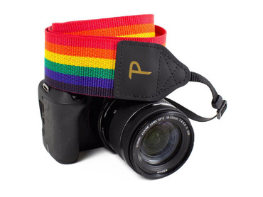 Perri's Leathers CSNL-76 2" Poly Pro Camera Strap, Rainbow