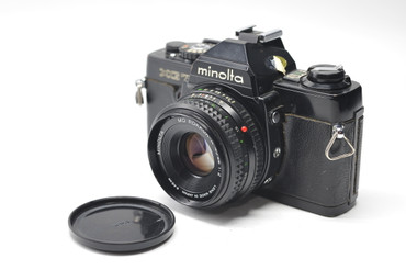 Pre-owned - Minolta XG7  Film Camera with 45MM F2.0 (Black)