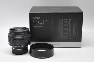 Pre-Owned - Voigtlander Nokton 50mm f/1.0  for Leica M-mount Lens (Black)