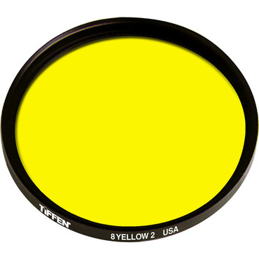 Tiffen 52mm Yellow 2 #8 Glass Filter for Black & White Film