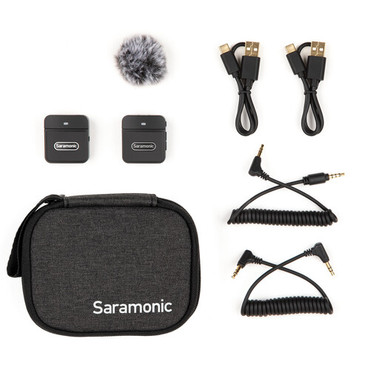 Saramonic Blink 100 B1 Digital Camera-Mount Wireless Clip-On Microphone System with 3.5mm Connector (2.4 GHz)