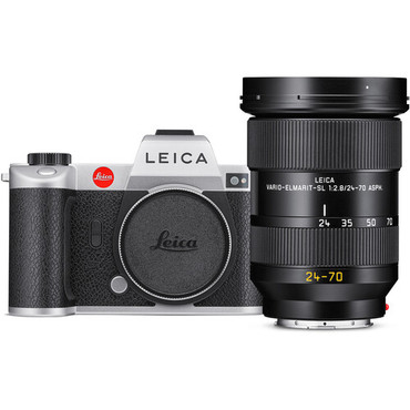 Leica - SL2 Mirrorless Digital Camera with 24-70mm f/2.8 Lens (US/EU/JP) Silver