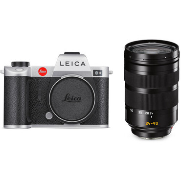 Leica SL2 Mirrorless Camera with 24-90mm f/2.8-4 Lens Kit (Silver)