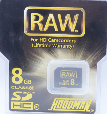 8GB RAW STEEL SDHC Memory Card