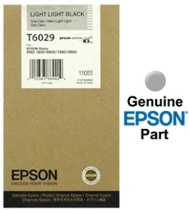 Epson  UltraChrome Light Light Black Ink Cartridge (110ml) For Epson Stylus Pro 7800, 7880, 9800 & 9880 Printers