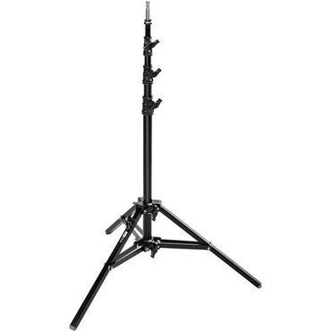A0025B Baby Alu Stand 25 With Leveling Leg Blk