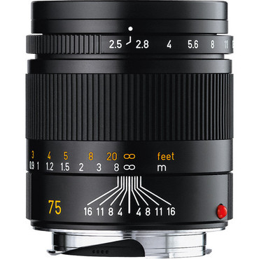 Leica - Summarit 75mm f/2.5 M (Black)