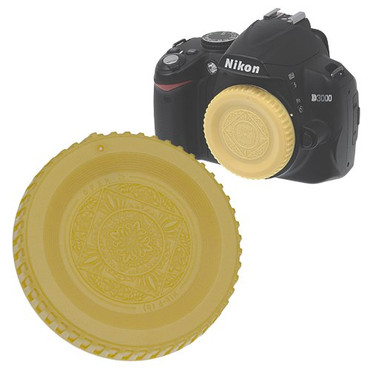 Fotodiox Designer Body Cap for Nikon F, Gold