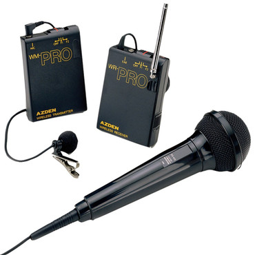 Azden WMS-PRO+i VHF Wireless Lavalier and Handheld Mic System