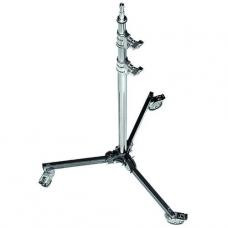 Avenger - Folding Base Stand with Braked Wheels (Chrome-plated/Black,10 8')