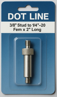 3/8" Stud To 1/4"-20 Femx2" Long