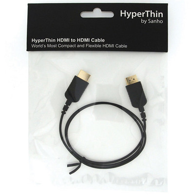 HyperThin HDMI Cable .8M-BLACK
