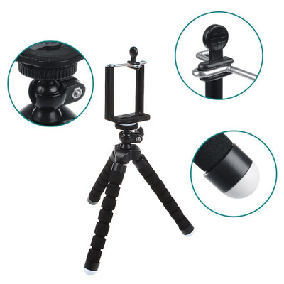 Sponge Octopus Flexible Mini Tripod