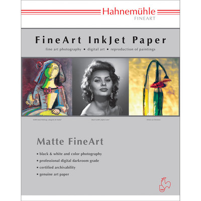 Hahnemühle William Turner Matt Fine Art Paper - 190 gsm (8.5 x 11.0", 25 Sheets)