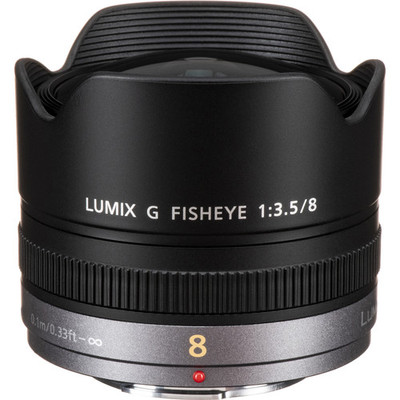 Panasonic - Lumix fisheye 8mm G Vario f/3.5 Lens