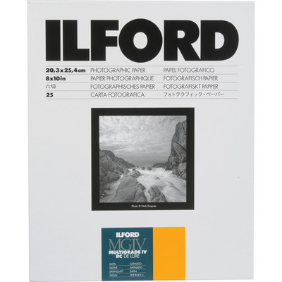 Ilford - Multigrade IV RC DeLuxe Paper (Satin, 8 x 10", 25 Sheets)