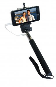 ZUMA Selfie Stick with Cable Release-Black