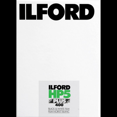 Ilford - HP5 Plus 4x5" 100 Sheets Black & White Negative (Print) Film (ISO-400)