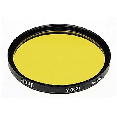 Hoya 77mm Yellow #K2 (HMC) Multi-Coated Glass Filter for Black & White Film